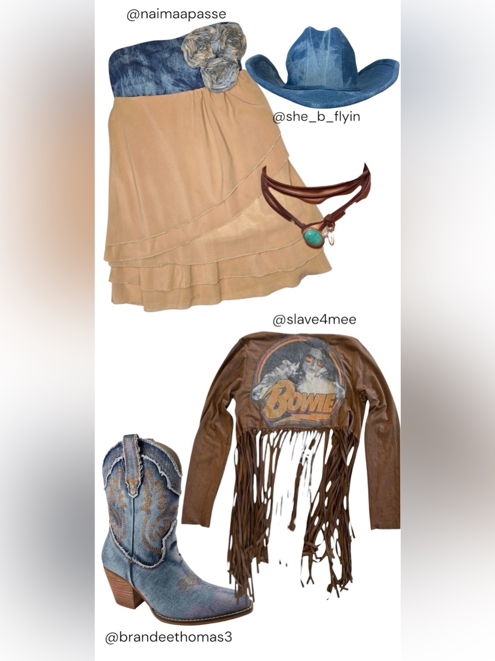 Country Festival Strapless denim mini Dress
